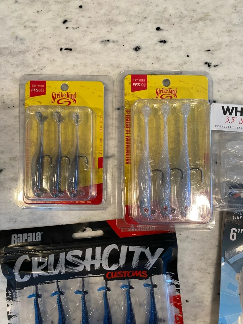 Brand New Assorted Fishing Lures and Soft Baits Bundle - Strike King, 6th Sense - Picture 2 of 7